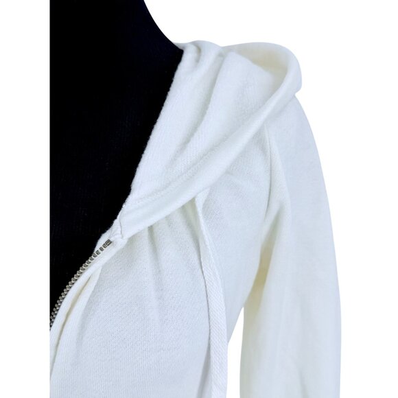Vtg Victoria's Secret Cozy Long Hooded Zip Belted Cardigan Sweater • Y2K Coquett - Picture 4 of 16